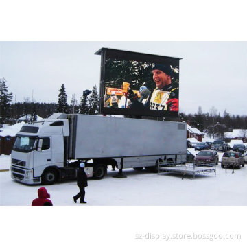 Custom size truck mounted p8 SMD full color LED display